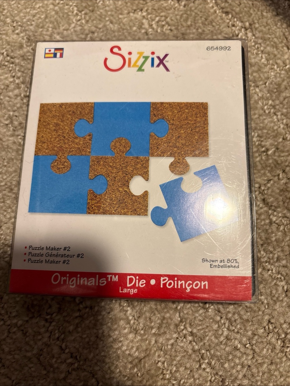 Sizzix Originals Die  Puzzle Maker #2 654992 scrapbooking